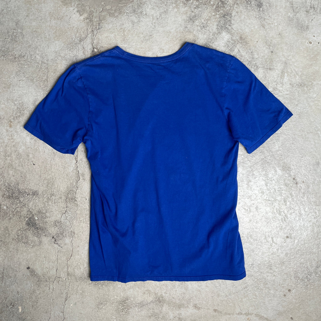 Blue swoosh