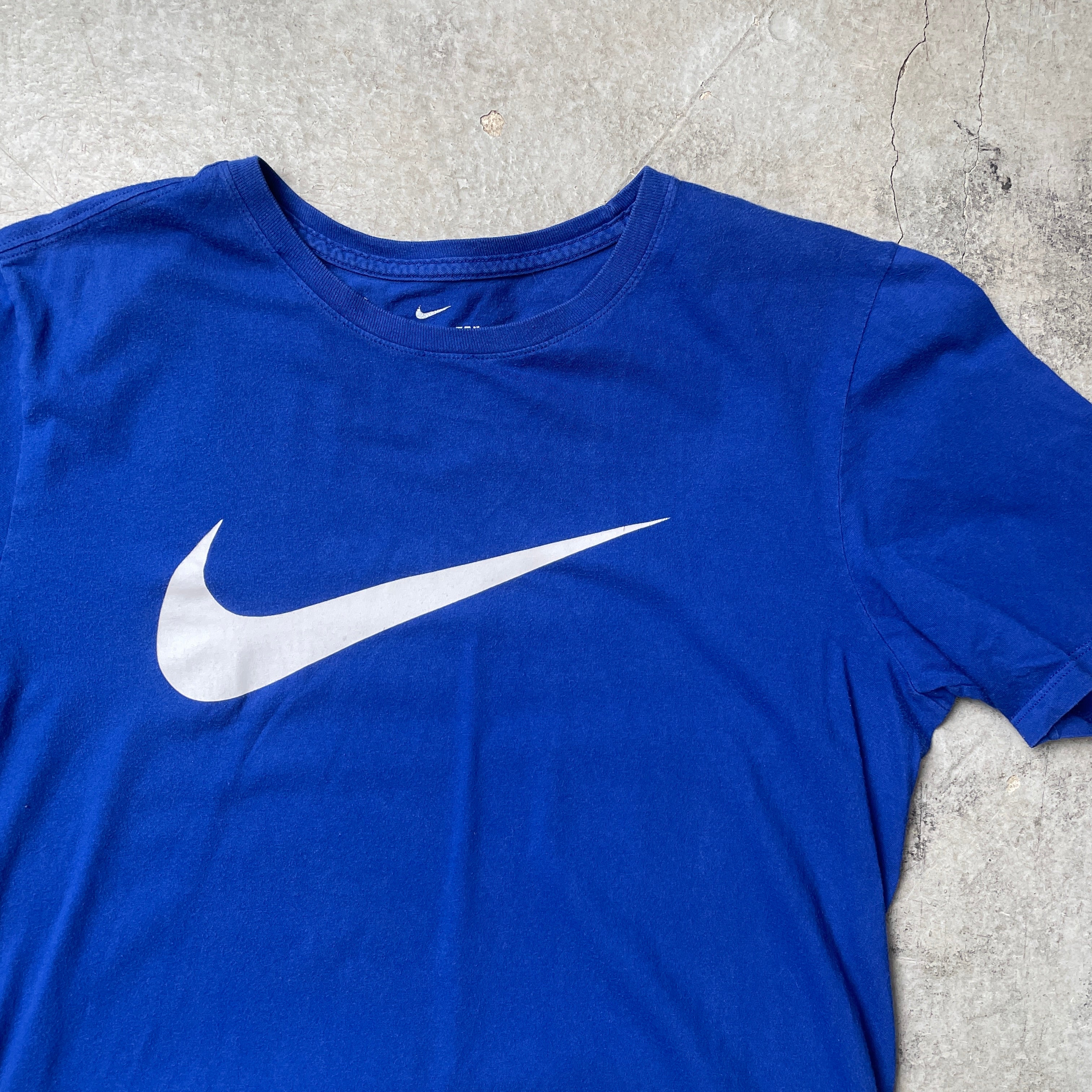 Blue swoosh
